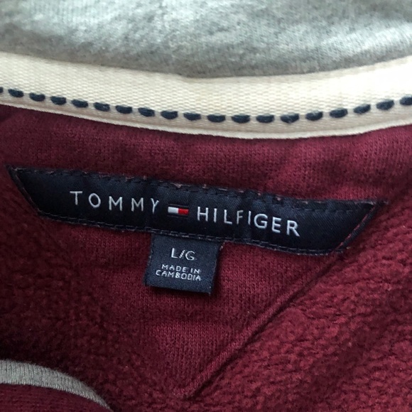 Tommy Hilfiger Zip-up Red Hoodie - Picture 5 of 7